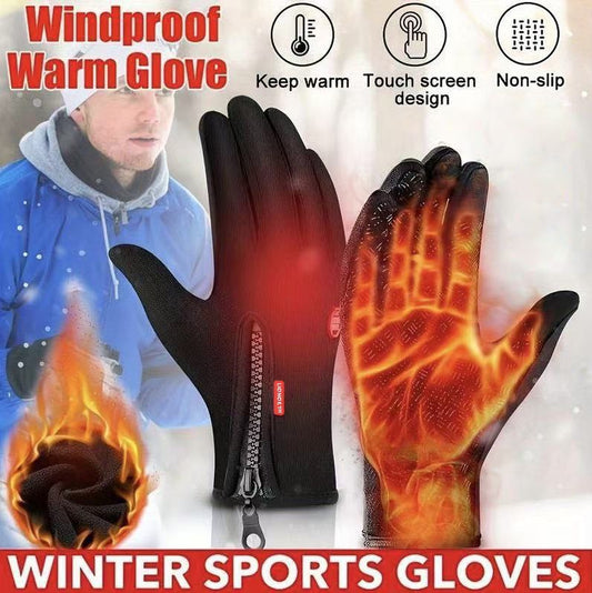 Water-Resistant Winter Gloves, Insulated Gloves for Men and Women, Suitable for Outdoor Work, Fishing, and Sports